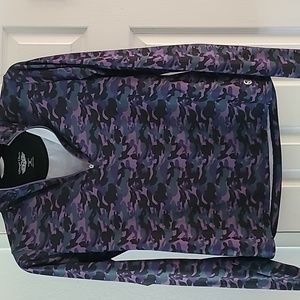 Women's Purple Camo Sweatshirt